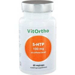 VitOrtho Griffonia Extract 5-HTP - 60 Capsules - Voedingssupplement
