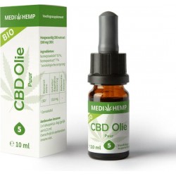 Medihemp CBD olie puur - 5% - 10 ml