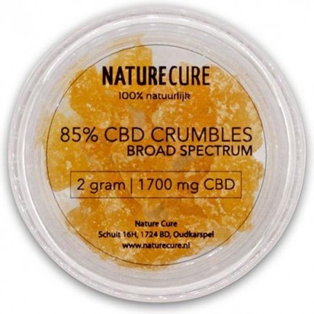 Nature Cure CBD crumbles - 1700mg - 2 gram - 85% -