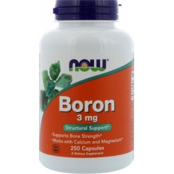 Now Foods, Boron, 3 mg, 250 capsules