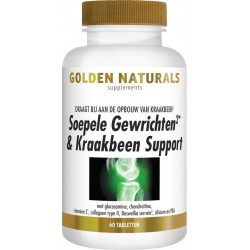 Golden Naturals Soepele Gewrichten & Kraakbeen Support (60 tabletten)