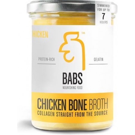 Chicken Bone Broth - Proteïnerijk - Clean Label - Collageen - per 4 stuks