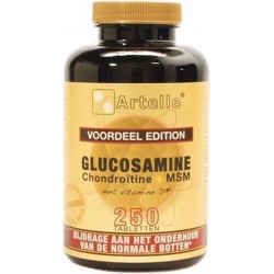 Artelle Glucosamine Chondroïtine met MSM - 250 Tabletten - Voedingssupplement