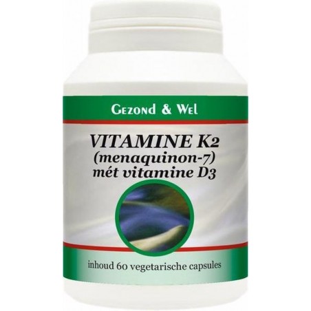 G&W Vitamine K2 met Vitamine D3 60CP