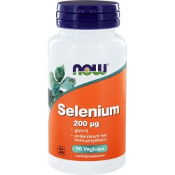 Now Foods - Selenium / Seleen - behoudt van normale nagels en haar - 90 Vegicaps