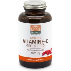 Mattisson / Absolute Vitamine-C Gebufferd – met Rozenbottel Rosehip Powder 1000mg caps. - 90 capsules