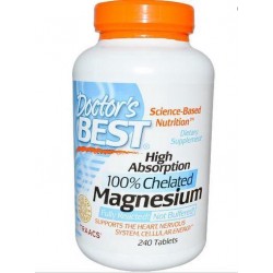 Magnesium, Hoge Opname Magnesium (240 tabs) - Doctor's Best