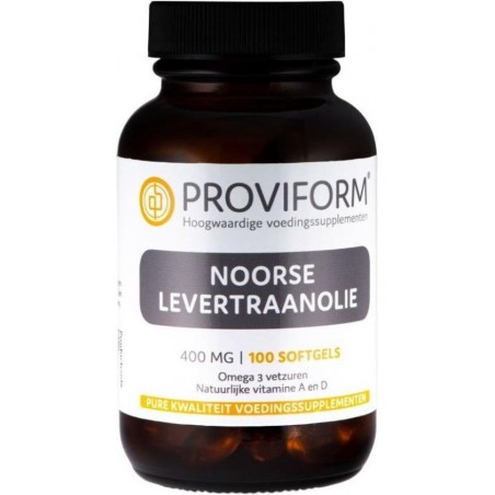 Proviform Noorse Levertraanolie - 100 Softgels