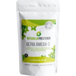 Natuurlijk Presteren Ultra Omega-3 - Visolie supplement met hoge dosering EPA en DHA 1 MAAND