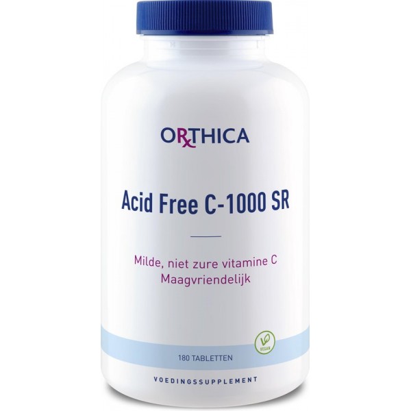 Orthica Acid Free C-1000 SR  (vitaminen) - 180 Tabletten