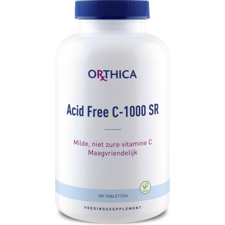 Orthica Acid Free C-1000 SR  (vitaminen) - 180 Tabletten