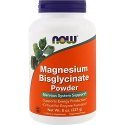 Magnesium Bisglycinate Powder (227 gram) - Now Foods