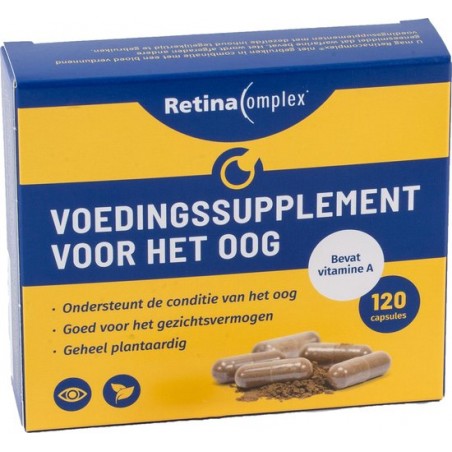 Retinacomplex® | Plantaardig supplement voor de ogen | 120 capsules | Vegan