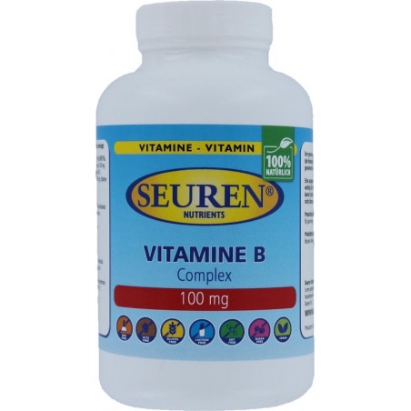 Seuren Nutrients Vitamine B Complex 100 mg 100 Tabletten