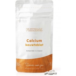 Flinndal Calcium Kauwtablet 30 kauwtabletten - Voor botten en tanden, met vitamine D - Bezorgd via de brievenbus - 8720211901133