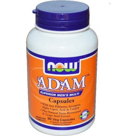 ADAM, multivitamine voor mannen (90 Veggie Caps) - Now Foods