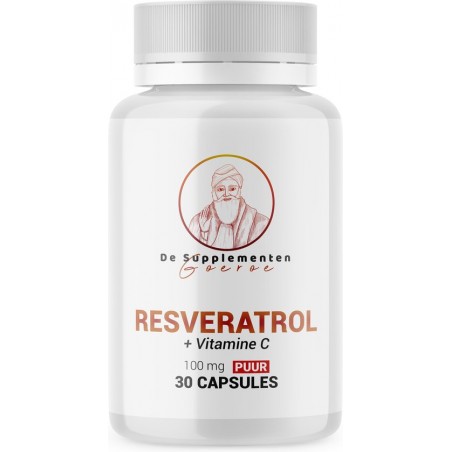 De Supplementen Goeroe - Resveratrol 100 mg + vitamine C 300 mg