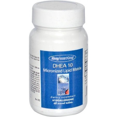 DHEA 10 Micronized Lipid Matrix 60 Scored Tablets - Allergy Research Group