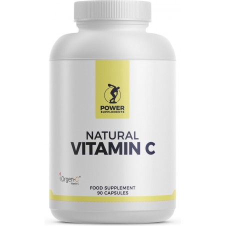 Power Supplements - Natuurlijke Vitamine C - 100% natuurlijke Vitamine C - 90 caps