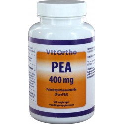 PEA 400 mg palmitoylethanolamide (Pure PEA) (90 vegicaps) - VitOrtho
