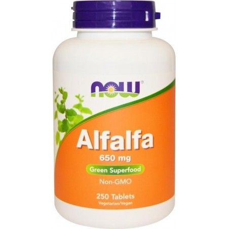 Alfalfa 650 mg (250 tablets) - Now Foods