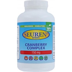 Seuren Nutrients Cranberry 150 mg + Vitamine C 100 Capsules