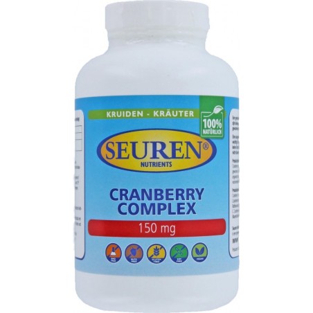 Seuren Nutrients Cranberry 150 mg + Vitamine C 100 Capsules