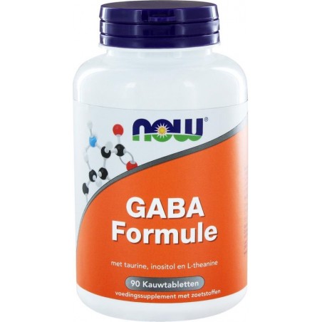 GABA Formule (90 kauwtabs) - NOW