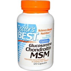 Doctor's Best Glucosamine Chondroitine MSM - 120 Capsules - Voedingssupplement