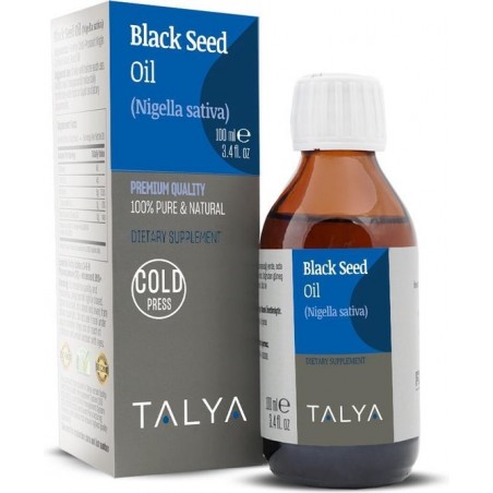 TALYA Zwarte Komijn Olie-Black Seed Oil 100ml (Koudperste)