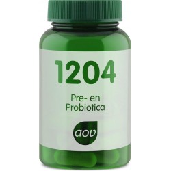 AOV 1204 Pre & Probiotica - 30 vegacaps  - Probiotica - Voedingssupplementen