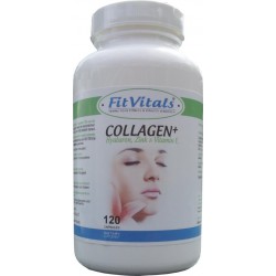 Collageen Plus - Natuurlijk Collageen met Hyaluron - Voor gezond haar, nagels en stralende huid - 120 capsules
