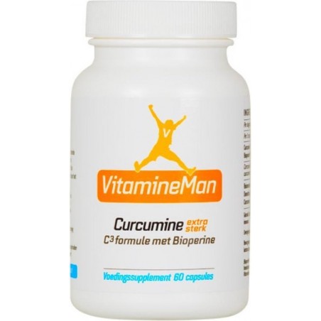 Curcumine C3 Complex™ 60 capsules van 500mg - Met Bioperine voor 20 keer betere opname in het lichaam. Super Antioxidant.