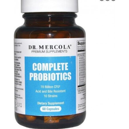 Dr. Mercola Complete Probiotica, 70 miljard CFU's - 30 capsules - Voedingssupplement - Probiotica