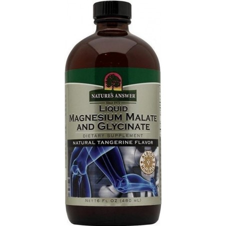 Vloeibare Magnesium Bisglycinaat & Malaat (480ml) Nature's Answer