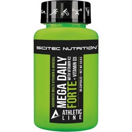 Scitec Nutrition - Athletic Line Mega Daily Forte - 90 cap - 30 porties - Time released.