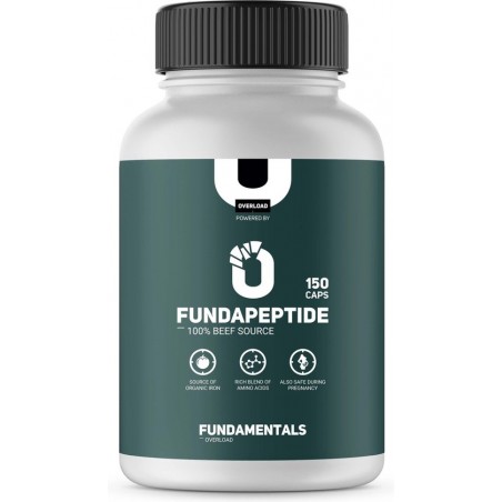 Fundamentals Fundapeptide - Ijzer - Aminozuren - Voedingssupplement - 150 Caps