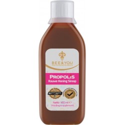 Bee&You Propolis Rauw Honing Siroop | Alcohol Vrij (150 ml)
