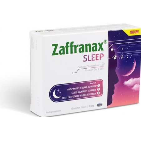 Zaffranax Sleep 40 tabletten slaap, vermoeidheid, stress