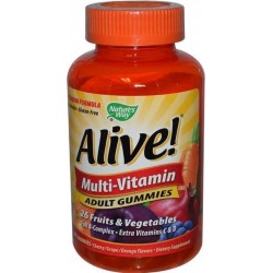 Alive! multi-vitamine voor volwassenen, fruit smaak (90 Gummies) - Nature's Way