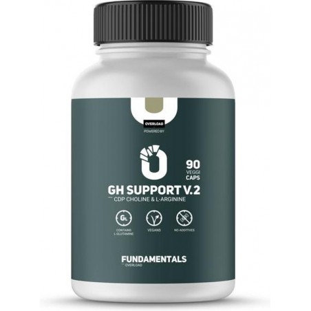 Fundamentals GH Support V2 - CDP - Choline - Aminozuren - L-Glutamine - L-Arginne - 90 Veggi Caps - Vegan - Voedingsupplement