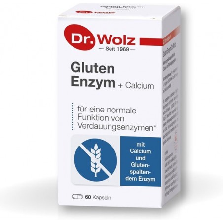 Dr. Wolz Gluten Enzym | Ondersteunend bij glutenallergie helpt resten gluten af te breken