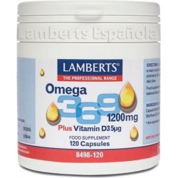 Lamberts Omega 3,6,9 1200mg Mas Vitamina D3 5ag 120cap
