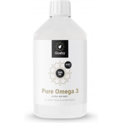Goshy - Pure Omega 3 - Vloeibare visolie - Munt smaak - 500 ml - Vetzuren - EPA/DHA - Voedingssupplement