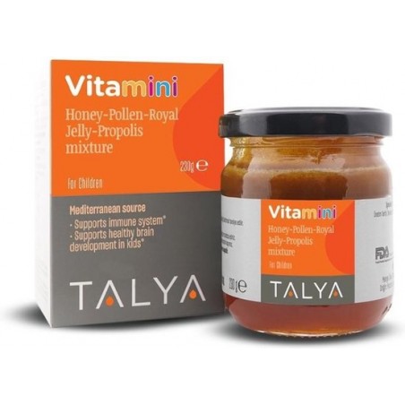Talya VitaMini mix Honing, Bijenpollen, Royal Jelly & Propolis 230g