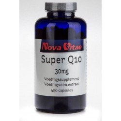 Nova Vitae Super Q10 - 30mg - 450 Capsules - Voedingssupplement
