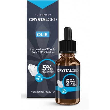 CBD Olie | CRYSTAL | 5% CBD | 500mg | 100% Natuurlijk