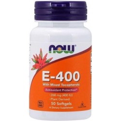 Vitamine E 400IU Now Foods 50softgels