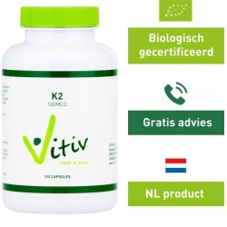 VITIV Vitamine K2 100 capsules  Beste keuze