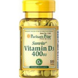 Puritan's Pride Vitamin D3 400 IU